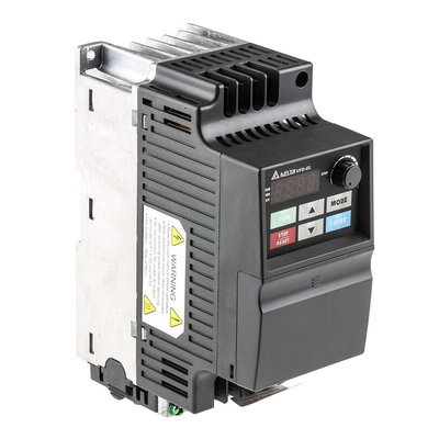 Delta Electronics Inverter Drive, 0.75 kW, 1 Phase, 230 V ac, 9.5 A, VFD-EL Series