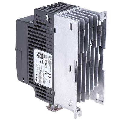 Delta Electronics Inverter Drive, 0.4 kW, 1 Phase, 230 V ac, 6.5 A, VFD-EL Series