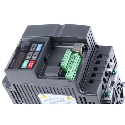 Delta Electronics Inverter Drive, 1.5 kW, 1 Phase, 230 V ac, 15.7 A, VFD-EL Series
