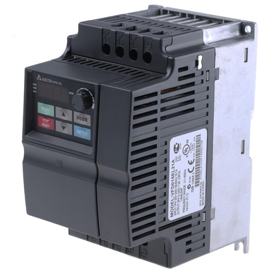 Delta Electronics Inverter Drive, 1.5 kW, 1 Phase, 230 V ac, 15.7 A, VFD-EL Series