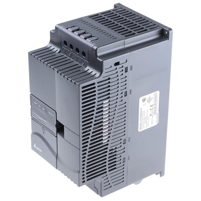 Delta Electronics Inverter Drive, 5.5 kW, 3 Phase, 460 V ac, 14 A, VFD-E Series