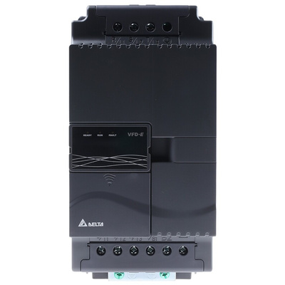 Delta Electronics Inverter Drive, 5.5 kW, 3 Phase, 460 V ac, 14 A, VFD-E Series