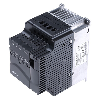 Delta Electronics Inverter Drive, 2.2 kW, 3 Phase, 460 V ac, 7.1 A, VFD-E Series
