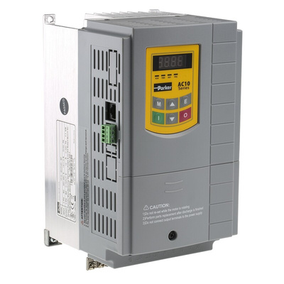 Parker Inverter Drive, 5.5 kW, 3 Phase, 400 V ac, 12 A, AC10 Series