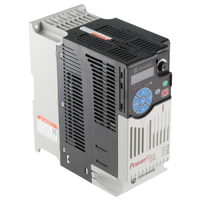 Allen Bradley Inverter Drive, 4 kW, 3 Phase, 400 V ac, 10.5 A, PowerFlex 525 Series