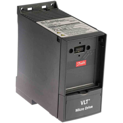Danfoss Inverter Drive, 0.37 kW, 1 Phase, 230 V ac, 2.2 A, VLT FC51 Series