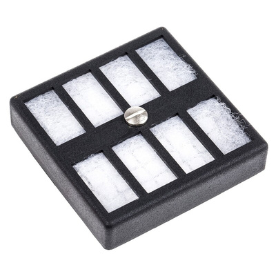 ebm-papst Fan Filter for 60mm Fans, PC, Synthetic Fibre Filter, Steel Frame, 65 x 65mm