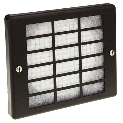 ebm-papst Fan Filter for 119mm Fans, PC, Synthetic Fibre Filter, Steel Frame, 162 x 136mm