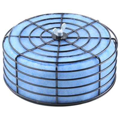 ebm-papst Fan Filter for 140 mm, 146 mm, 160 mm Fans, Viledon Filter, Steel Frame