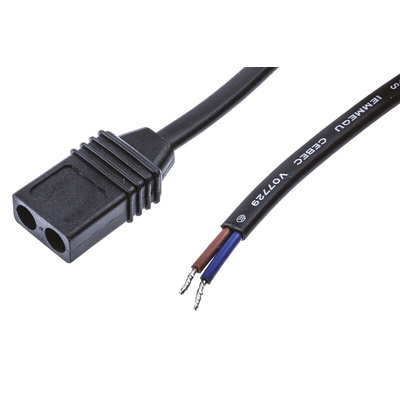 Fan Lead Power, 1500mm, for use with AC Compacts with pin 2.8 / 3.0 x 0.5 mm