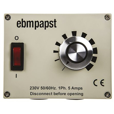 ebm-papst REE Series Fan Speed Controller, 230 V ac, 10A Max, Variable