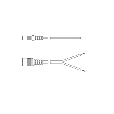 Power Cable Assembly Plug Cord, 2.1m, for use with ACDC fan
