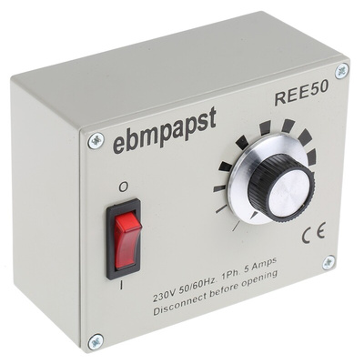 ebm-papst Fan Speed Controller, 230 V ac, 5A Max, Variable