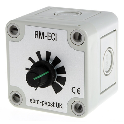 ebm-papst Fan Speed Controller for Use with ebm-papst ECi Fans, 10 V dc, 1.1mA Max, Infinitely Variable