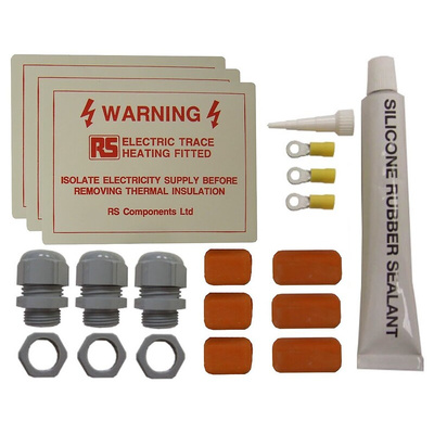 RS PRO Constant Wattage, Parallel Circuit Trace Heating Kit, 40W/m, 110V ac, -60 → +200 °C, 50m