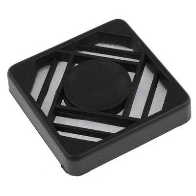 Essentra Fan Filter for 60mm Fans, PET, Stainless Steel Filter, Glass Fibre Reinforced Nylon Frame, 64.9 x 64.9mm