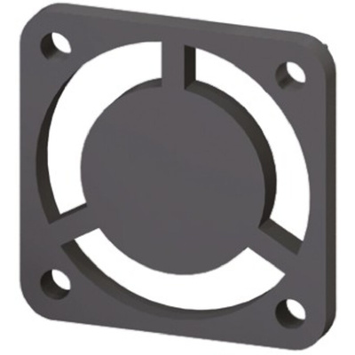 Essentra RFG-040-T Series Glass Fibre Reinforced Nylon Finger Guard for 40mm Fans, 32.2mm Hole Spacing, 43 x 43mm