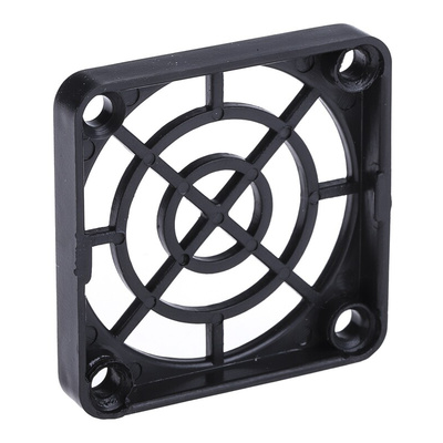 RS PRO PBT Finger Guard for 40mm Fans, 32mm Hole Spacing, 40 x 40mm