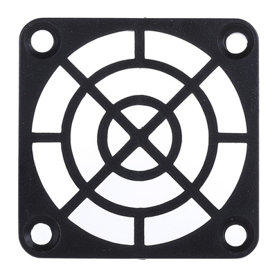 RS PRO PBT Finger Guard for 40mm Fans, 32mm Hole Spacing, 40 x 40mm