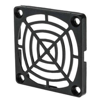 RS PRO PBT Finger Guard for 60mm Fans, 50mm Hole Spacing, 60 x 60mm