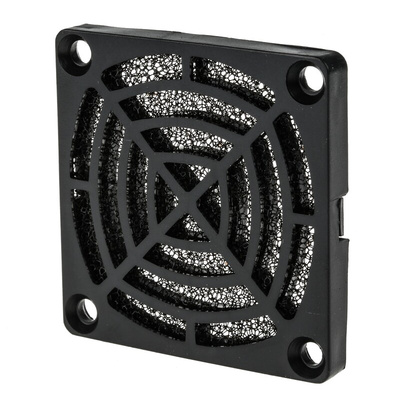 RS PRO Fan Filter for 60mm Fans, PUR Filter, ABS Frame, 60 x 60mm