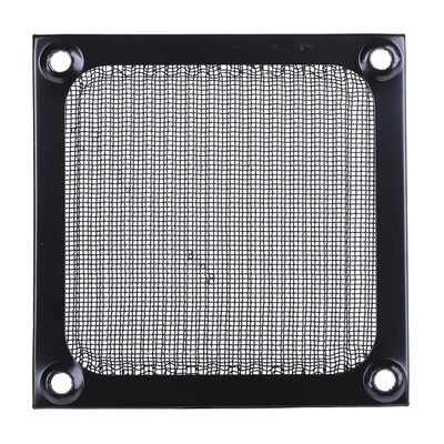 RS PRO Fan Filter for 80mm Fans, Aluminium, Stainless Steel Filter, 80 x 80mm