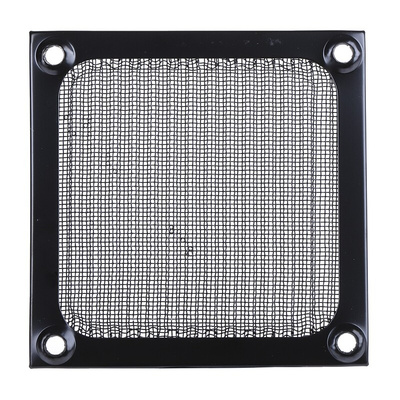RS PRO Fan Filter for 92mm Fans, Aluminium, Stainless Steel Filter, 92 x 92mm