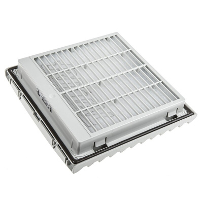 Rittal Fan Filter for 177 x 177 mm, 204 x 204 mm Fans, Synthetic Fibre Filter, ABS Frame, 204 x 204mm