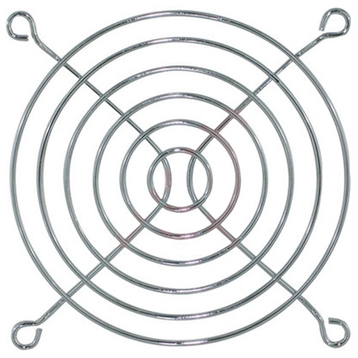 ebm-papst LZ23 Series Metal Finger Guard for 92mm Fans, 82.42mm Hole Spacing, 89.8 (Dia.)mm