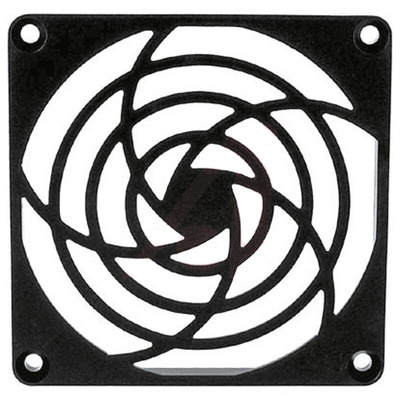 ebm-papst LZ32P Series Plastic Finger Guard for 80mm Fans, 71.5mm Hole Spacing, 88 x 88mm