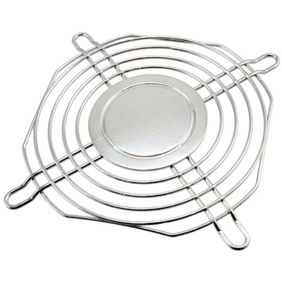ebm-papst LZ32-4 Series Metal, Steel Finger Guard for 80mm Fans, 71.5mm Hole Spacing, 78.2 x 78.2mm