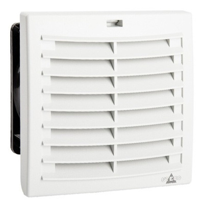 STEGO Filter Fan Plus FPO Series Fan Filter, Synthetic Fibre Filter, 124 x 124mm