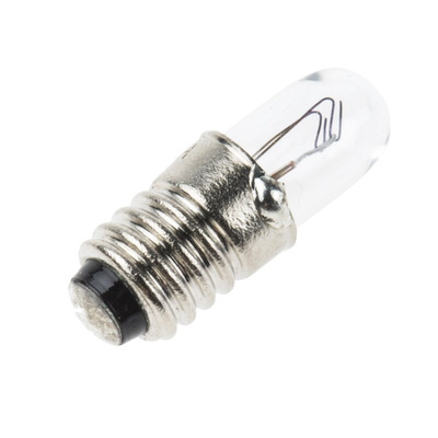 RS PRO E5 Indicator Light, Clear, 12 V, 83 mA, 10000h