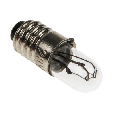 RS PRO E5 Indicator Light, Clear, 28 V, 40 mA, 4000h