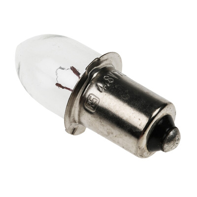RS PRO P13.5s Indicator Light, Clear, 4.8 V, 750 mA, 15h