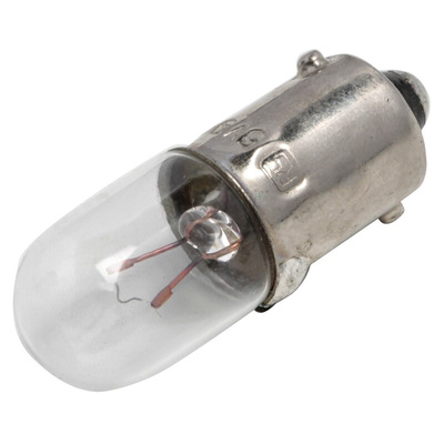 RS PRO BA9s Indicator Light, Clear, 5 V, 90 mA, 750h