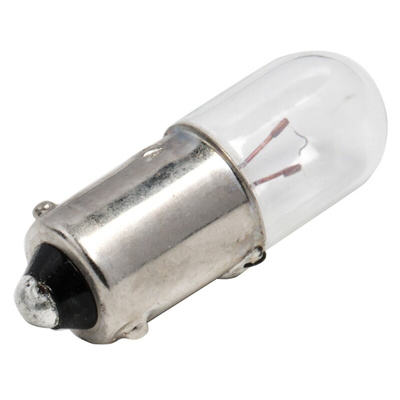 RS PRO BA9s Indicator Light, Clear, 5 V, 90 mA, 750h
