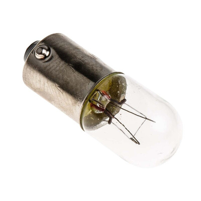 RS PRO BA9s Indicator Light, Clear, 30 V, 67 mA, 10000h