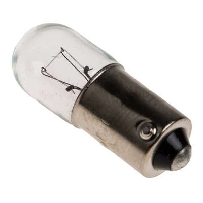 RS PRO BA9s Indicator Light, Clear, 30 V, 67 mA, 10000h