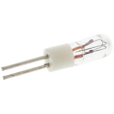 RS PRO Bi-Pin Indicator Light, Clear, 28 V, 24 mA, 4000h
