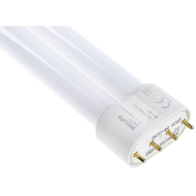 2G11 Twin Tube Shape CFL Bulb, 36 W, 3000K, Warm White Colour Tone