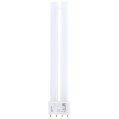 2G11 Twin Tube Shape CFL Bulb, 18 W, 4000K, Cool White Colour Tone