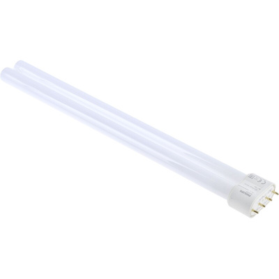 2G11 Twin Tube Shape CFL Bulb, 24 W, 4000K, Cool White Colour Tone