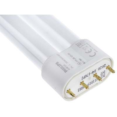 2G11 Twin Tube Shape CFL Bulb, 36 W, 4000K, Cool White Colour Tone
