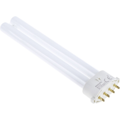 2G7 Twin Tube Shape CFL Bulb, 9 W, 2700K, Warm White Colour Tone