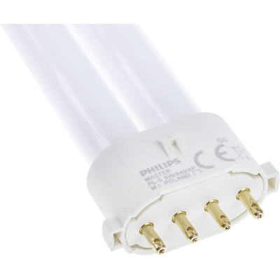 2G7 Twin Tube Shape CFL Bulb, 9 W, 2700K, Warm White Colour Tone