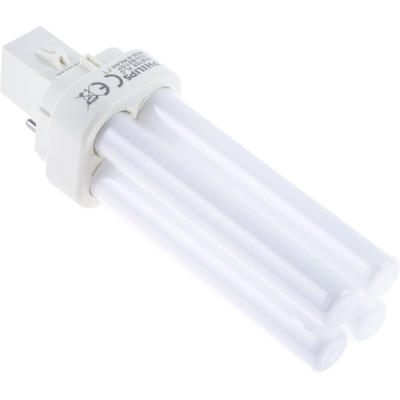 G24d-1 2D Shape CFL Bulb, 10 W, 2700K, Warm White Colour Tone