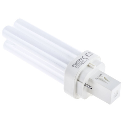 G24d-1 2D Shape CFL Bulb, 10 W, 2700K, Warm White Colour Tone