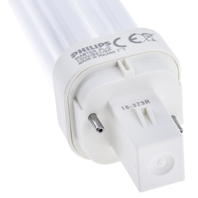 G24d-1 2D Shape CFL Bulb, 10 W, 2700K, Warm White Colour Tone