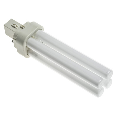 G24d-1 2D Shape CFL Bulb, 13 W, 2700K, Warm White Colour Tone